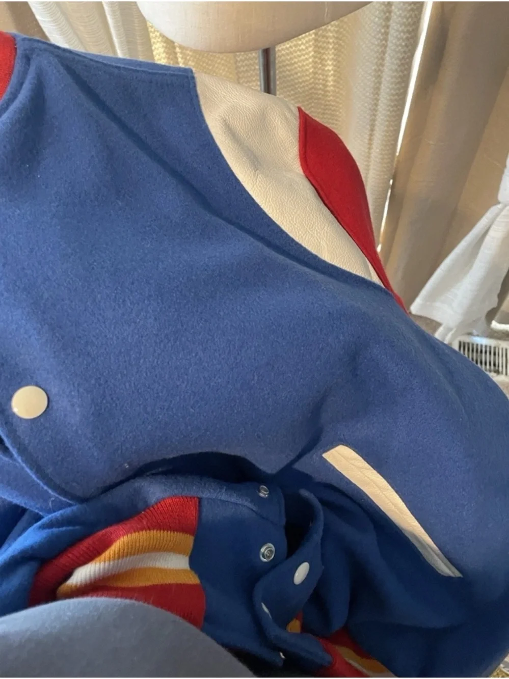vintage Holloway bomber varsity jacket NWT bold colors Men’s Size XL